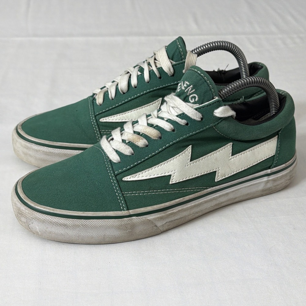 Revenge x Storm Sneakers Men's Size 8 Pine Green Ian Connor Preowned Stitched*